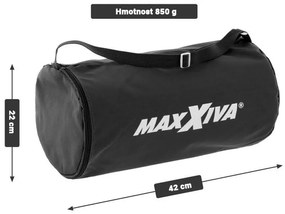 MAXXIVA 81550 Akupresúrna podložka s vankúšom, 75x42 cm, čierna