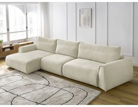 Béžová rohová pohovka Aden – Bobochic Paris