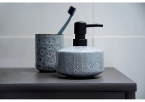 Sivý keramický pohárik na kefky Wenko Oviedo