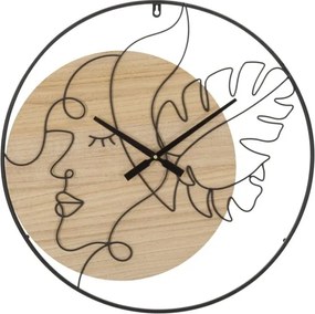 Nástenné hodiny Elegant B 60 cm hnedé/čierne