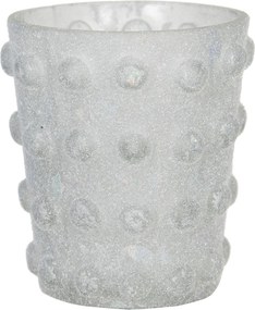 Sklenený svietnik na čajovú sviečku Enzo - Ø 8*8 cm