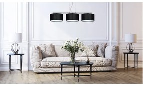 Luster na lanku ASTRA 3xE27/60W/230V čierna