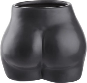 BOODY Váza/kvetináč 13 cm - čierna