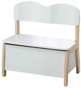 Biela detská lavica – Roba