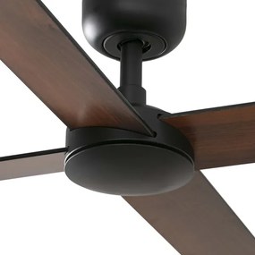 FARO 34356-Stropný ventilátor RUDDER L hnedá/čierna pr. 132 cm + diaľkové ovládanie