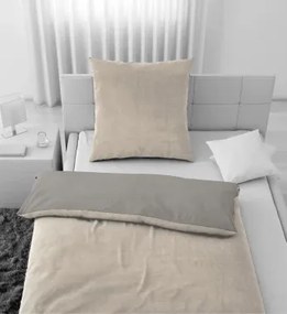 Obliečky Cashmere Touch, krémová/taupe%