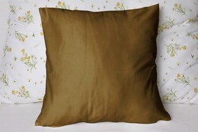 Polášek Jednofarebná obliečka na vankúš Jersey - Oriešková | 50 x 50 cm