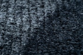 Koberec SEVILLA PC00B pruhy modrý, Maroko, Shaggy