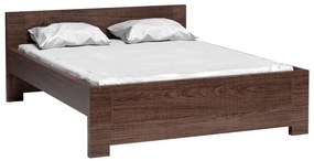 Manželská posteľ 140 cm Vega 19 (s roštom) (dub santana tmavý). Vlastná spoľahlivá doprava až k Vám domov. 1055467