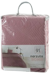 PREHOZ NA POSTEĽ BONI5 220X240 CM STARORUŽOVÝ
