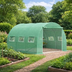 Záhradný fóliovník BestBerg BBGT‑6G / 6 m² / 3 × 2 × 2 m / zelená