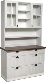 Kredenc PROVENCE 120, Sosna Andersen/porterhouse tmavý