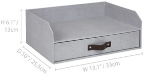 Kartónový organizér na dokumenty so zásuvkou Walter – Bigso Box of Sweden