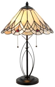 Stolná lampa Tiffany Peaceful - 40*60 cm 2x E27/60W