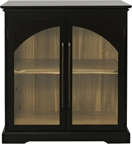 Komoda Avola 84 cm z masívu čierna