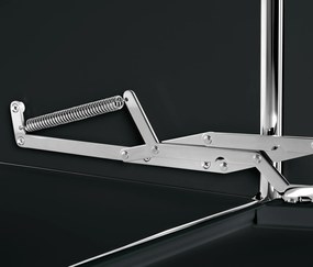 Veľká kovová komoda »CN3« so 6 výklopnými priehradkami, čierna