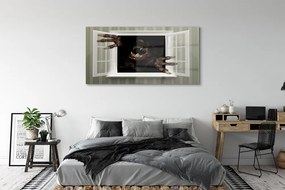 Obraz plexi Okno hrozná forma 140x70 cm