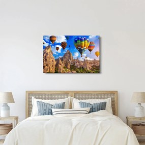 Obraz - Teplovzdušné balóny, Cappadocia, Turkey. (90x60 cm)
