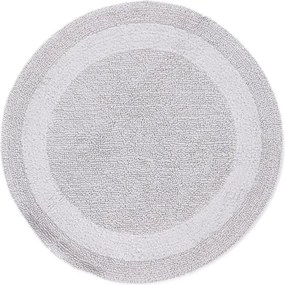 Kúpeľňový koberček Javo Cotton popolový kruh