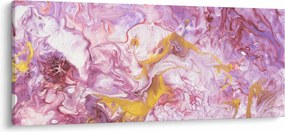 Obraz - Ružová abstrakcia (120x50 cm)