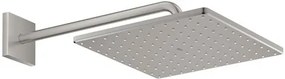 Hlavová sprcha GROHE RAINSHOWER Cube na stenu vrátane sprchového ramená supersteel 26564DC0