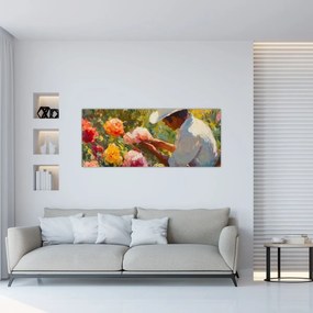 Obraz - Záhradník (120x50 cm)