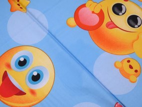 Plážové ležadlo SMILE modré