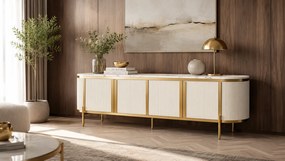 TV stolík Stilig 200 cm mramor/béžový
