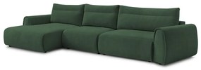 Tmavozelená rohová pohovka Aden – Bobochic Paris