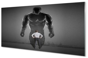 Obraz plexi Muž svaly 140x70 cm