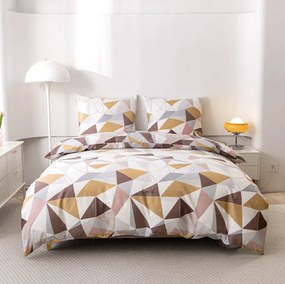 Obliečky z mikrovlákna TRIANGO vzorované Rozmer obliečky: 2 ks 70 x 80 cm | 160 x 200 cm