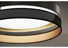 Duolla-LED Stropné svietidlo ROLLER DUO SH. LED/24W/230V pr. 45 cm strieborná/čierna