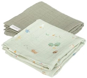 Plienky 70x70cm Farma / Olive 2 ks