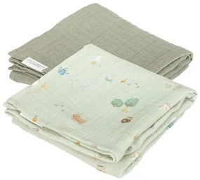Plienky 70x70cm Farma / Olive 2 ks