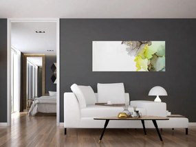 Obraz - Abstraktné umenie atramentom (120x50 cm)