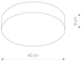 Moderné svietidlo Nowodvorski ARENA ø40cm 6725