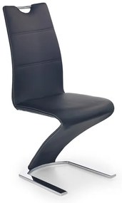 Jedálenská stolička K188 Halmar Čierna