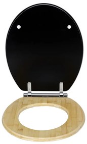 Záchodová doska s automatickým zatváraním 37 x 44 cm Bambusa – Wenko