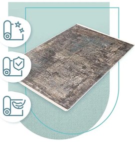 Koberec Split Z332A krémový / tmavosivý