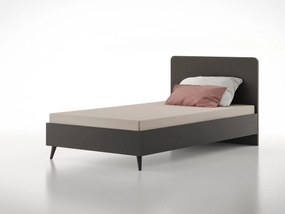 Jednolôžková posteľ 90 cm Larissa 001 (antracit). Vlastná spoľahlivá doprava až k Vám domov. 1088614