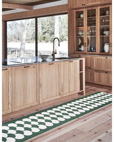 Zeleno-krémový vnútorný a vonkajší behúň 70x250 cm Poppy Oregano – Pappelina