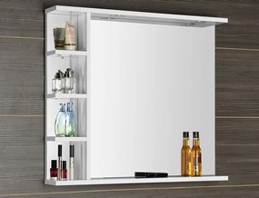 Aqualine, KORIN STRIP zrkadlo s LED osvetlením 70x70x12cm, KO380S