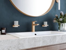 Hansgrohe Metropol, umývadlová batéria 110 s výpustom Push-Open, kefovaný bronz, HAN-32507140