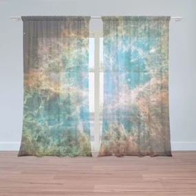 Sablio Záclony Vesmírna abstrakcia: 2ks 150x250cm