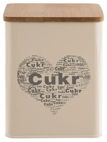 Orion Plechová dóza Srdce Cukor, 1,5 l