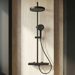 Rea Farel, sprchový set s vaňovým výtokom, čierna matná, REA-P0354