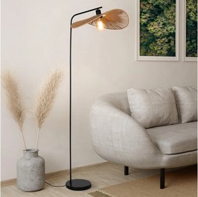 Eglo 31966 - Stojacia lampa SIRUELA 1xE27/42W/230V hnedá/čierna