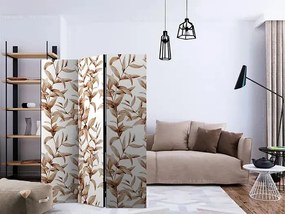 Paraván - Plant Sepia [Room Dividers] Veľkosť: 135x172, Verzia: Jednostranný