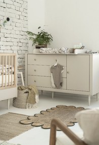 Pinio Detská široká komoda Petite - béžová