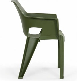 Záhradná jedálenská stolička IVY, zelená